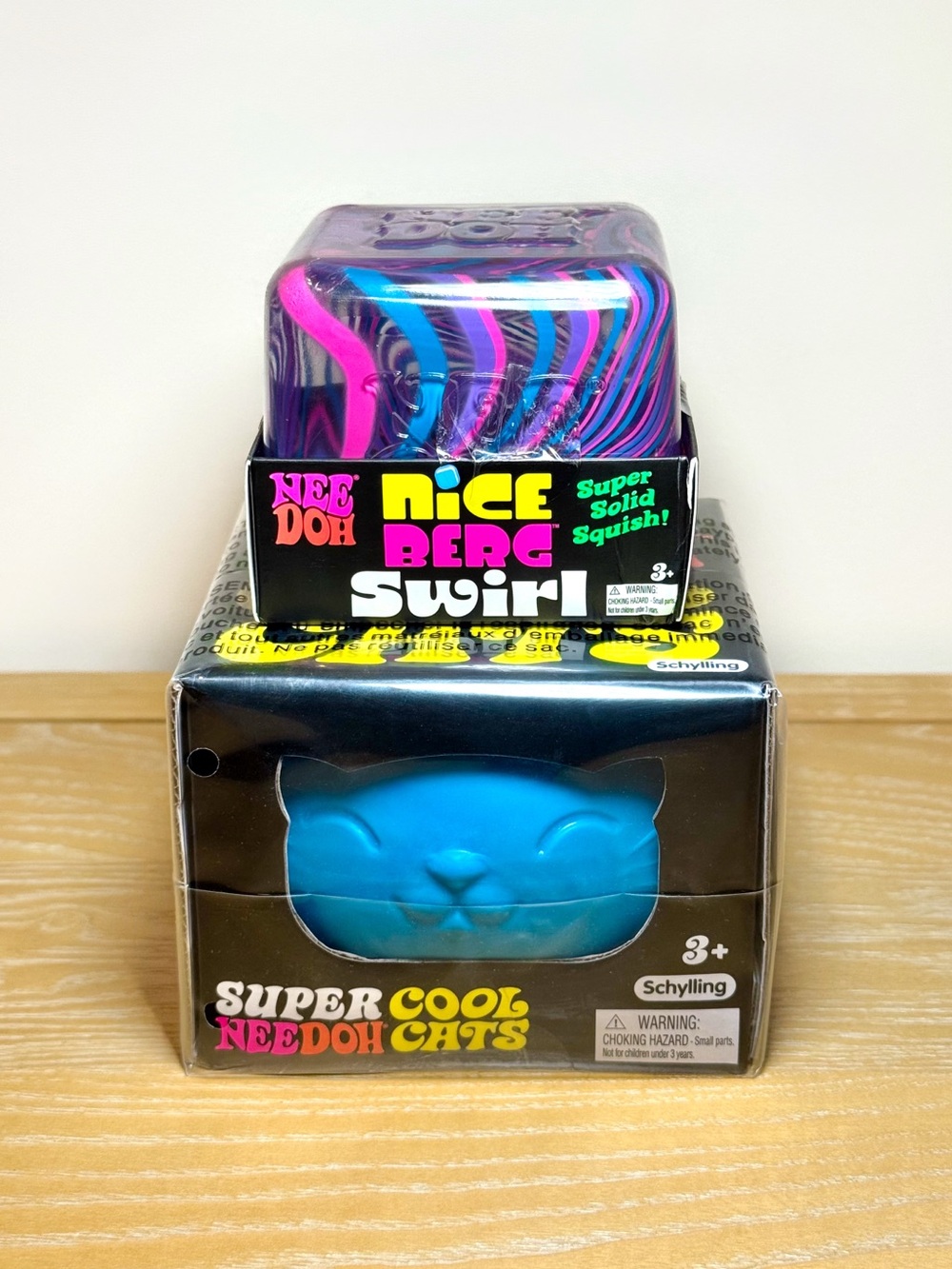 NeeDoh Bundle Nice Berg Swirl + Super Cool Cat 🩵